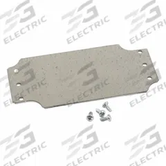 HAMMOND Inner Panel: Back Panel Panel, 4.25 in Overall Ht, 2.05 in Overall Wd, Steel, Galvanized (MPN 1555CFPL). Key specifications — Panel Style: Back Panel; Brand: HAMMOND; Finish: Galvanized; Manufacturer Part Number: 1555CFPL; Material: Steel.