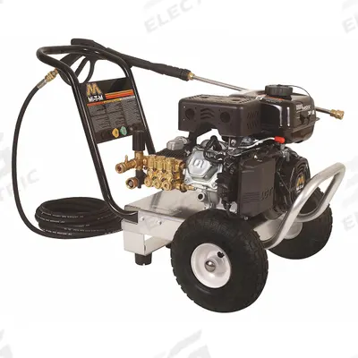 MI-T-M Gas-Powered Pressure Washer: Medium Duty, Cart, 3,000 psi, 2.4 gpm - Cold Water Pressure Washers