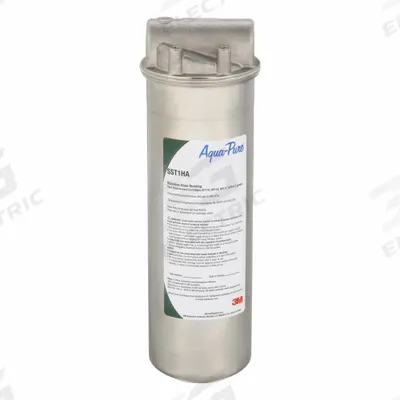 3M AQUA-PURE Water Filter Housing: 3/4 in, NPT, Female, 12 in Overall Ht - 3M Water Filter Cartridge Housings