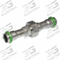 APOLLO Crimp Union Fitting: 3/4 in Pipe x 3/4 in Pipe Size, Press-fit x Press-fit, EPDM, SmartPress (MPN 123457023). Key specifications — Brand: APOLLO; Series: SmartPress.
