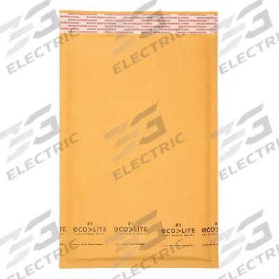 APPROVED VENDOR Mailer Envelopes: 7 1/4 in x 12 in, 7 in x 11 in, #1, 3/16 in Bubble Size - Paper Bubble Mailers