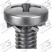 SEMS Screw: External Tooth, #10-32 Thread Size, 5/8 in Lg, Stainless Steel, Passivated, Pan, 25 PK (MPN 1-PPE-10F-62). Key specifications — Drive Size: #2.