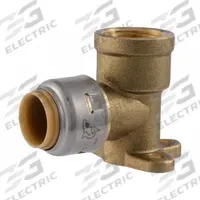 SHARKBITE MAX Push-Fit Adapter Fitting: 3/4 in OD x 7/8 in OD Size, Brass, Drop Ear (MPN UR340). Key specifications — Brand: SHARKBITE MAX.