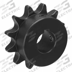 TSUBAKI Single Strand Sprocket: 60, For 3/4 in Chain Pitch, 1 in Bore Dia, 12 Teeth, Steel (MPN 60B12F-1). Key specifications — Brand: TSUBAKI.