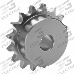 TSUBAKI Single Strand Sprocket: One-Sided Hub, For Single Strands, 40, 16 Teeth, 2.563 in Pitch Dia (MPN 40B16SS). Key specifications — attr85387: TSUBAKI.