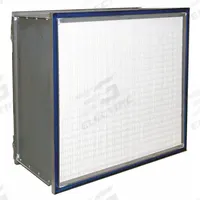 GRAINGER HEPA Air Filter: 12 in x 24 in x 12 in, 95% Filter Efficiency, Downstream Face (MPN 6B623). Key specifications — Brand: GRAINGER; Frame or Header Material: Galvanized Steel.