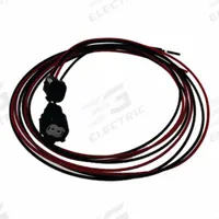 SPEED WIRING PRODUCTS Connector: Molex, MX150L, 2 Poles, 48 in Wire Lead Lg, 7 A, 50V DC (MPN WA-02-4848). Key specifications — Wire Type: SXL Thick-Wall Cross-Linked Automotive Wire (SAE-J1128); Brand: SPEED WIRING PRODUCTS; Number of Poles: 2; Voltage Rating: 50V DC; Wire Jacket Material: Cross-Linked Polyethylene; Current Rating: 7 A; Wire Color: Black; Kit Contents - Description: (1) Receptacle with Female Contacts.