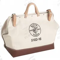 KLEIN TOOLS Tool Bag: 24 in W x 6 in D x 13 in H, Brown, Canvas, 1 Pockets, 1 Inside Pockets, Canvas (MPN 5102-24). Key specifications — Color: Brown; Brand: KLEIN TOOLS; Material: Canvas.
