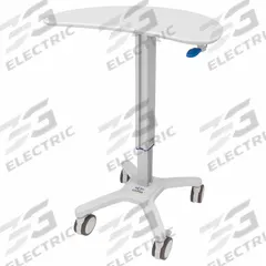 CAPSA HEALTHCARE Laptop Cart: Aluminum, (4) Swivel with Brake, Gray (MPN 207166-FG). Key specifications — Material: Aluminum; Brand: CAPSA HEALTHCARE; Caster/Wheel Configuration: (4) Swivel with Brake; Cabinet Color: Gray.