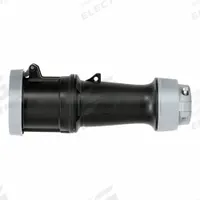 LEVITON Pin and Sleeve Connector: Black, 600V AC, Three Phase, 60 A, 3 Pole, 4 Wire, IEC Grounding (MPN 460C5WLEV). Key specifications — Brand: LEVITON.