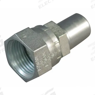 AEROQUIP Hydraulic Crimp Fitting: Steel x Steel, Straight, -16 For Hose Dash Size - Aeroquip Crimp Hydraulic Hose Fittings with JIC Connection