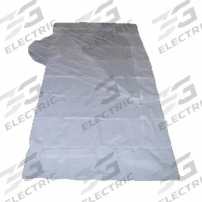 FSI Body Bag: White, Curved Zipper, 36 in Overall Wd, Vinyl, 60 in Overall Lg - Body Bags