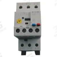 EATON Overload Relay: Electronic Protection, 3 Poles, 1NO/1NC, Phase Loss Sensitivity (MPN XTOE005CGSS). Key specifications — Brand: EATON; Auxiliary Contact Form: 1NO/1NC; Compatible Contactor Series: XT Mini Contactors; Frame Size: L; Phase Loss Sensitivity: Yes; Thermal Units Required: Not Applicable to Electronic Type Overload Relays; Compatible Contactors: Frame Size L, M, N & R.