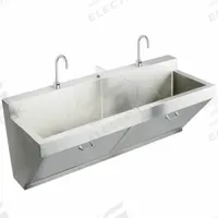 JUST MANUFACTURING Scrub Sink: 2 Stations, 26 in Overall Ht, 60 in Overall Lg, 23 in Overall Wd (MPN J7702S-J). Key specifications — Brand: JUST MANUFACTURING.
