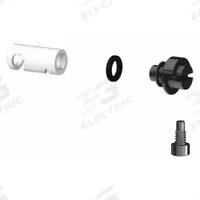 CHICAGO FAUCETS Valve Repair Kit: For HyTronic Series, Use with Hot/Cold Water, Stainless Steel (MPN 242.844.AB.1). Key specifications — Compatible Series: HyTronic; For Water Temperature: Hot/Cold; Compatible Brand: Chicago Faucets; Product Type: Valve Repair Kit; Includes: Retaining Screw; Material: Stainless Steel.