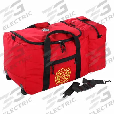 ERGODYNE Duffel Bag: 31 in L x 14 in W x 14 in D, Polyester, Red, 31-40 in - Medical Duffel Bags