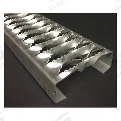 APPROVED VENDOR Ladder Tread Channel: Channel, Serrated - Stair Treads & Channels