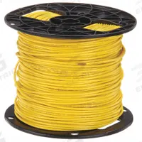 CAROL Hookup Wire: 18 AWG Conductor Size, Yellow, 500 ft Overall Lg, 600 V Volt (MPN 76502.18.05). Key specifications — Brand: CAROL; Product Type: Machine Tool Wire; Standards: NMTBA; Series: Hook Up Wire; Manufacturer Part Number: 76502.18.05.