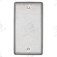 RACO Electrical Box Cover: 1 Gangs, Blank, For Rectangular Box Shape, Steel, 4 3/16 in Overall Lg (MPN 860). Key specifications — Brand: RACO; For Box Shape: Rectangular; Material: Steel; Cover Design: Blank.