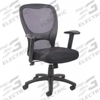 APPROVED VENDOR Office Chair: Ht, Black, Mesh Material, 25 3/4 in Back Ht, 19 3/4 in Seat Wd (MPN 36FJ99). Key specifications — attr982877: Black; attr982913: Yes; attr982865: Black; attr982870: APPROVED VENDOR; attr982901: Black.