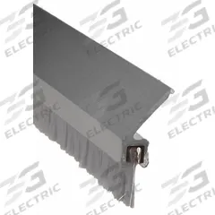 PEMKO Door Weatherstripping: Brush Insert, 3 ft Lg, 1 in Wd, 1 in Ht (MPN 45041CNB36). Key specifications — Insert Material: Nylon; Flange Material: Aluminum; Brand: PEMKO.