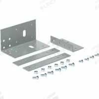 WIEGMANN Wireway Bracket Hanger: 6 in Wd, 6 in Ht, 16 ga Gauge, 1, Without Knockouts, Steel (MPN BH0606). Key specifications — Brand: WIEGMANN; Finish: ANSI 61 Polyester Powder; With/Without Knockouts - Broad: No.