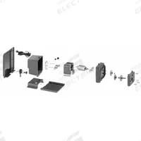STENNER Strain Relief Bushing: Mfr Part # MP6V000, Polypropylene, Strain Relief Bushing. Key specifications — attr1290005: Strain Relief Bushing; attr1290006: Polypropylene; attr1290008: MP6V000; attr1290007: Strain Relief Bushing.