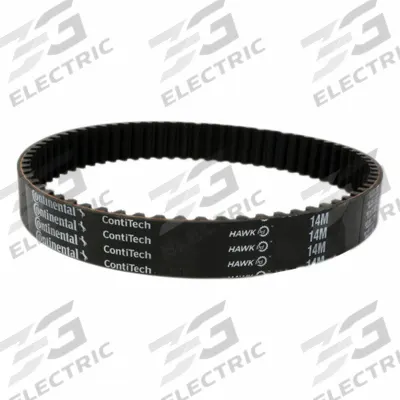 CONTINENTAL Timing Belt: One Side, Curvilinear, Conti Hawk PD, 14 mm Pitch, 170 mm Top Wd - HTD Section Timing Belts