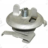 NVENT CADDY Twist Clip: 2 in Lg, 3/4 in Wd, 3/4 in Ht, nVent CADDY Armour, For 15/16 in T-Bar, 10 PK (MPN 4G16). Key specifications — For Use With: 15/16 in T-Bar; Includes: Wing Nut; Accessory Type: Twist Clip; Finish: nVent CADDY Armour; Brand: NVENT CADDY.