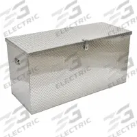 VESTIL Jobsite Box: 61 1/4 in W x 25 7/8 in D x 31 1/16 in H, 25 cu ft, Padlock, Silver (MPN APTS-3060). Key specifications — attr1116233: Silver; attr1116253: VESTIL; attr1222022: Padlock - Lock not included.