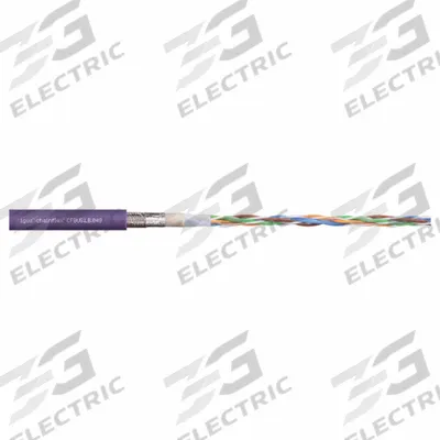 CHAINFLEX Bus Cable: (4) 24 AWG (0.25), TPR, Order by the Foot, Ethernet/CAT5 - Continuous Flexing Bus Drop Cables
