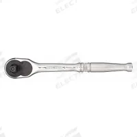 WESTWARD Hand Ratchet: Pear, Reversible, 7 3/4 in Overall Lg, Chrome, 8° Min Arc Swing (MPN 33M359). Key specifications — attr1205598: Reversible; attr1205605: Quick-Release Included; attr1205626: Chrome; attr1205607: Pear; attr1205624: WESTWARD.