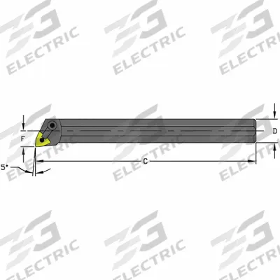 ULTRA-DEX USA Indexable Boring Bar: S16S MWLNL3 (MPN 957-000-397) - Indexable Boring Bars
