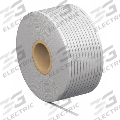 APPROVED VENDOR Plastic Strapping: 650 lb Break Strength, 1,500 ft Overall Lg, White - Woven Poly Cord Strapping