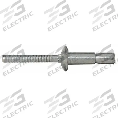 APPROVED VENDOR Blind Rivet,2 in L,0.25 in dia,PK100: Inch, 2 in Overall Lg, 3/4 in Body Lg - Domed-Head Blind Rivets
