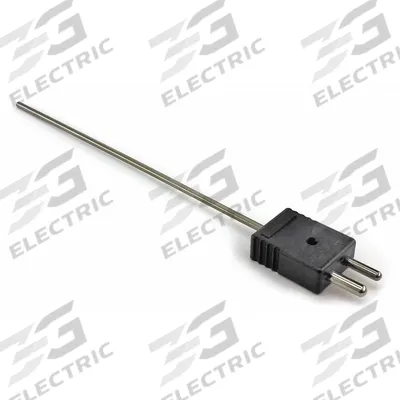 Dayton Thermocouple Probe: -346°F to 2,193°F /-210°C to 1,200°C, Type J, Rounded Tip - Thermocouples for Gas Applications