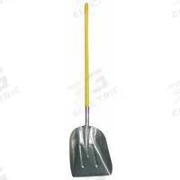 WESTWARD General Purpose Scoop: 2 Ribs, Aluminum, #10 Blade Size, 14 1/2 in Blade Wd, 16 ga Gauge (MPN 4LVR5). Key specifications — attr979006: Aluminum; attr979016: Scoop Shovel; attr987921: #10; attr979009: WESTWARD; attr979010: Yellow.
