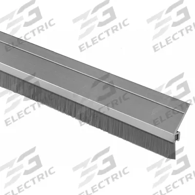 NATIONAL GUARD Door Weatherstripping: Brush Insert, 6 ft Lg, 1 1/4 in Wd - Metal Leaf Weatherstripping