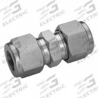 HAM-LET Compression Fitting Adapter: 1 in OD x 1 in OD Fitting Size, Tube x Tube, Stainless Steel (MPN 762L SS 1). Key specifications — Series: Let-Lok; Compatible Fitting Brands: Swagelok; Brand: HAM-LET.