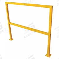 APPROVED VENDOR Handrail Section: Toe Board Not Included, 4 in x 4 in, Floor Mounted Rail Mounting (MPN 2HEK8). Key specifications — Product Type: Handrail Section; Brand: APPROVED VENDOR; Color: Yellow; Handrail Shape: Square; Material: Steel; Number of Rail Levels: Not Rated; Rail Mounting Style: Floor Mounted.