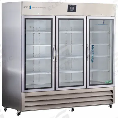 AMERICAN BIOTECH SUPPLY Pharmacy Refrigerator: 72 cu ft, Upright, 2°C to 7°C - Pharmacy & Vaccine Refrigerators
