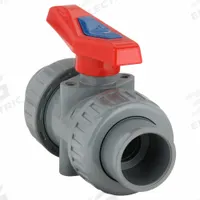 APPROVED VENDOR Manual Two-Way Ball Valve: 1 1/4 in Size, CPVC, Straight, Socket x FNPT, Two-Piece (MPN 4PGC7). Key specifications — Brand: APPROVED VENDOR; Handle: Lever.