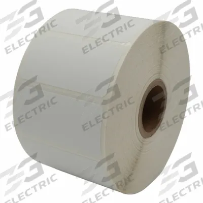 APPROVED VENDOR Barcode Printer Labels: 2 1/4 in Label Wd, 3/4 in Label Ht, White - Desktop Direct Thermal Labels