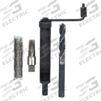HELI-COIL Thread Repair Kit: Tanged Tang Style, Free-Running, M14-2.00 Thread Size - Insert & Tool Kits
