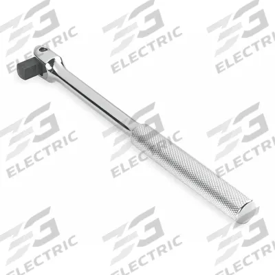 PROTO Breaker Bar: 3/8 in Drive, 12 in Lg, Knurled Grip, Alloy Steel - Flex-Head Breaker Bars