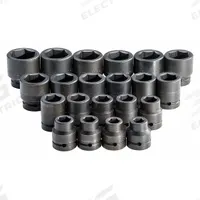 PROTO Impact Socket Set: 1 in Drive Size, Small Set (0-50 pieces) Set Size, 21 Pieces, (21) 6-Point (MPN J76122). Key specifications — attr1204251: PROTO; attr1215453: 1 in; attr1215454: 3/4 in to 2 in.
