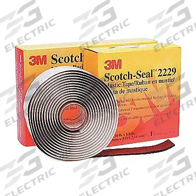 3M Electrical Tape: 3 3/4 in Wd, 3 3/8 yd Lg, 125 mil Thick, Rubber, Mastic - Moisture-Resistant Electrical Tape, Pads & Putty