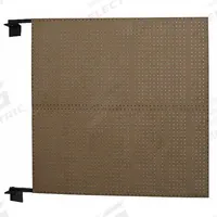 APPROVED VENDOR Pegboard Swing Panel: Round, 9/32 in Peg Hole Size, 48 in x 48 in x 1/4 in, Hardwood (MPN 6YB76). Key specifications — Material: Hardwood; Finish: Epoxy Coated; Peg Hole Shape: Round; Color: Tan; Brand: APPROVED VENDOR.