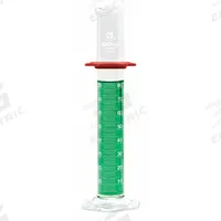SIBATA Graduated Cylinder: 500 mL, B, To Contain (TC), 5 mL Graduation Increments - mL (MPN 2351-500). Key specifications — ASTM Specification: E1272; Brand: SIBATA; USP Specification: Type I; Closure Included: No; Includes: Bumper.
