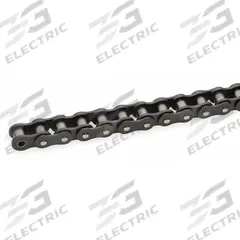 TSUBAKI Roller Chain: Single Strand, 50, 5/8 in Pitch, Steel, 10 ft Overall Lg, Riveted Pin, Steel (MPN 50LAMRB). Key specifications — Brand: TSUBAKI.